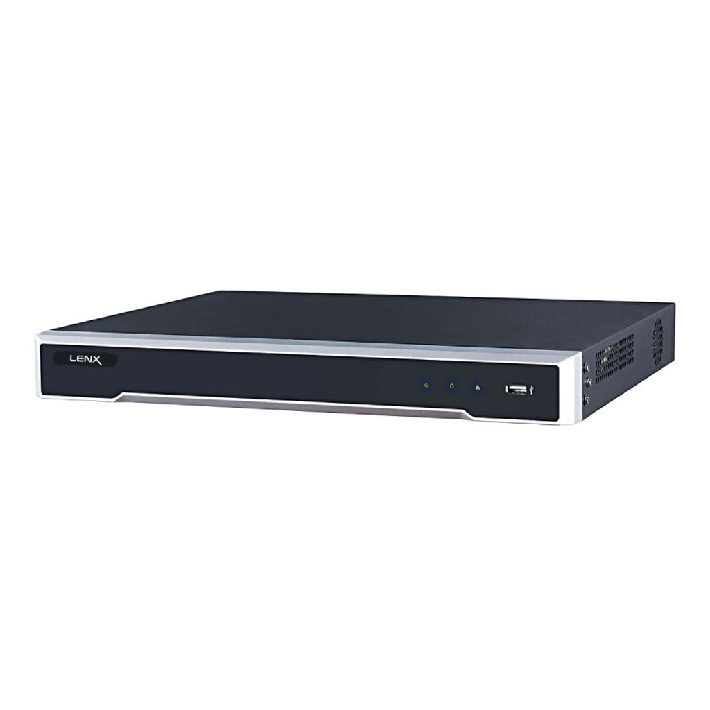 NVR 16ch 160Mbps H265 4K-HDMI 2HDD