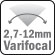 Varifocal motorizada 2.7-12mm (87º-29º)